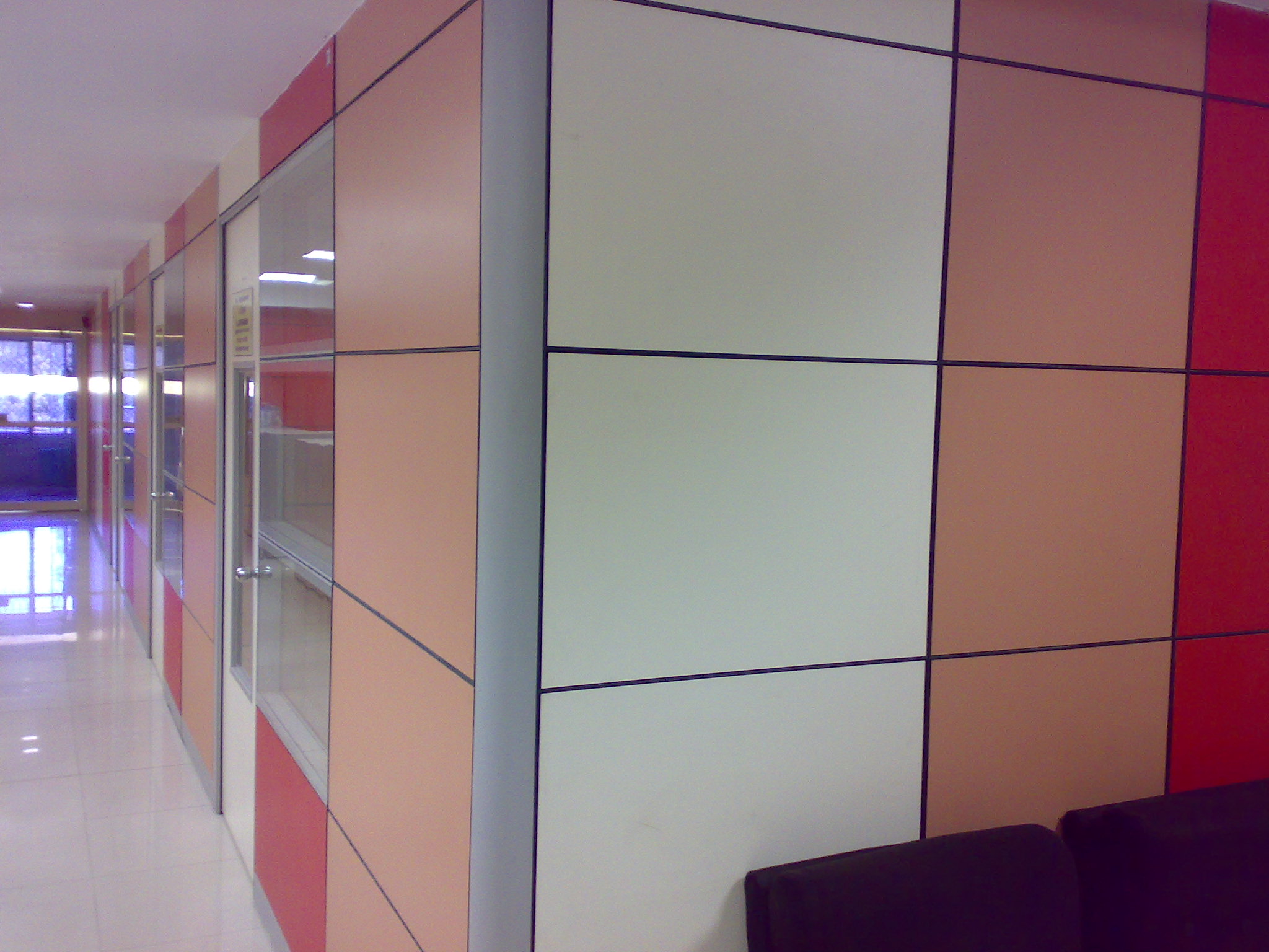 Colourful Cabin Partition